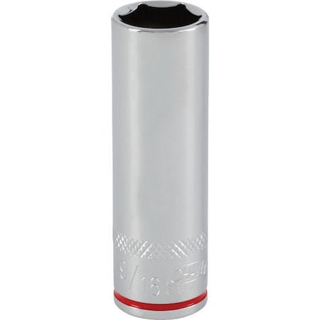 Channellock 3/8 In. Drive 9/16 In. 6-Point Deep Standard Socket 305278